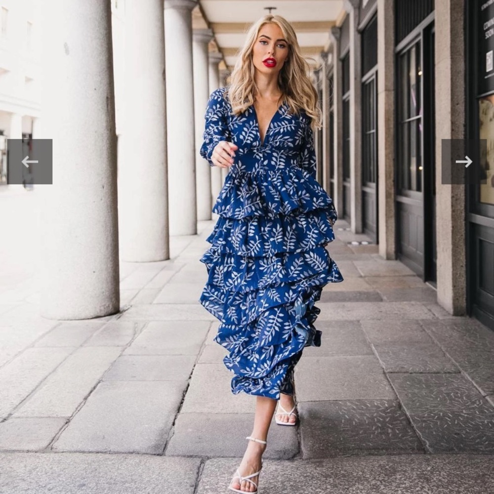 Anne-Louise ruffle dress